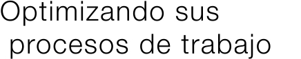 Optimizando sus